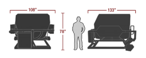 Redbird dimensions