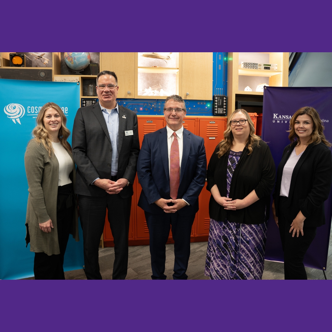 K-State Salina and Cosmosphere special announcement news release link