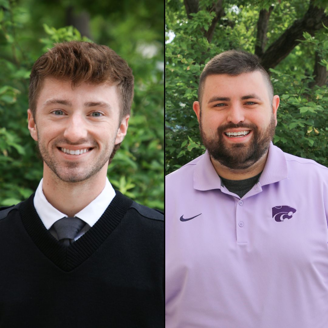 Students Jack Byrne and Bryce Griffin recipients of campus service awards