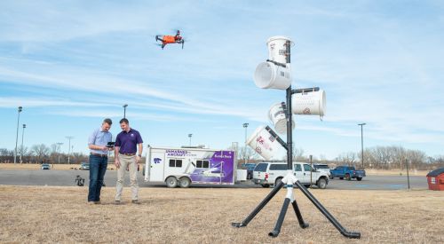 Train to learn basic multirotor drone flying at K-State Salina