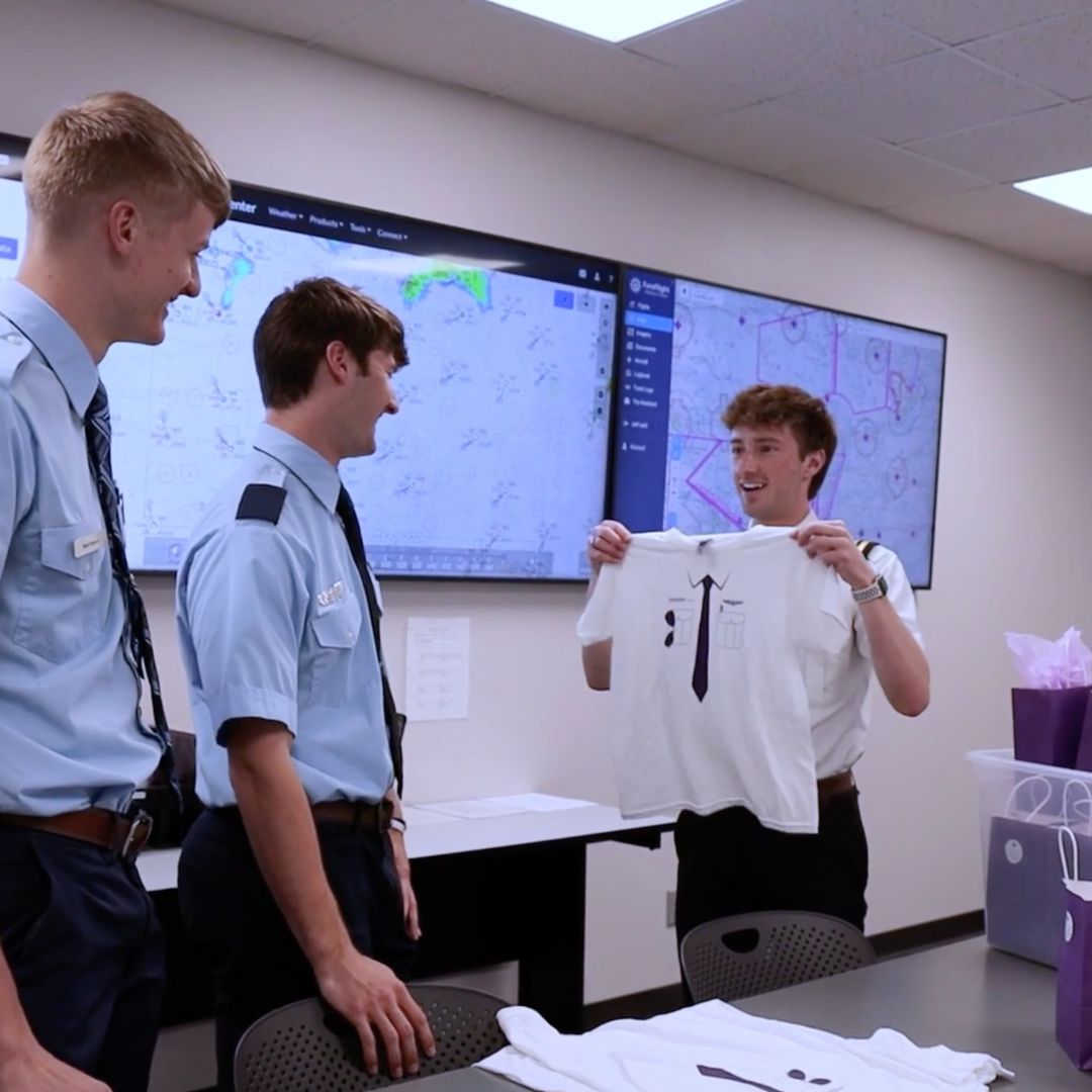 Students at K-State Salina learn life skills in organization and being a good community member by being apart of Pilots For Kids