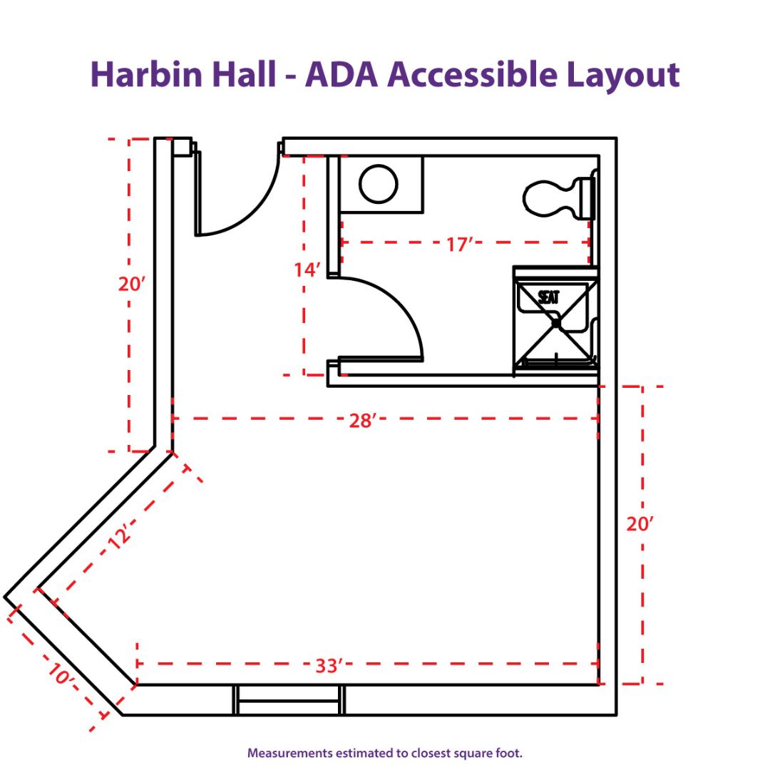Harbin Hall ADA Figure
